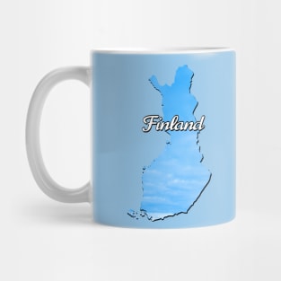 The map of Finland Mug